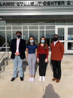 Four students from Richmond Early College High School and three from Richmond Senior High School have been selected as nominees for the Governor’s School of N.C. Pictured, from left, are the REaCH students: Jace Bendell, Yesenia Garcia, Savannah Shepard and Sylvester Harding.
