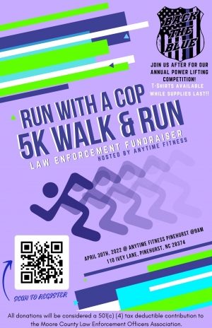 Anytime Fitness hosting Run with a Cop 5K Walk/Run