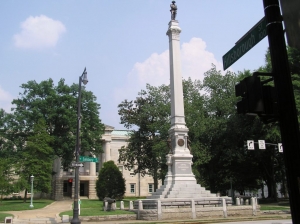 UDC monument before it was removed from State Capitol grounds.