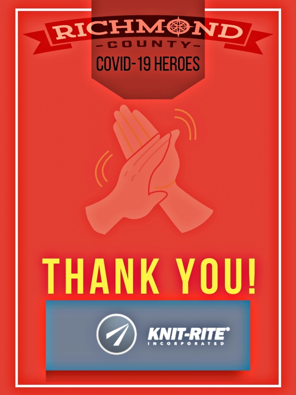 Richmond County COVID-19 Heroes: Knit-Rite/Therafirm develops new face mask