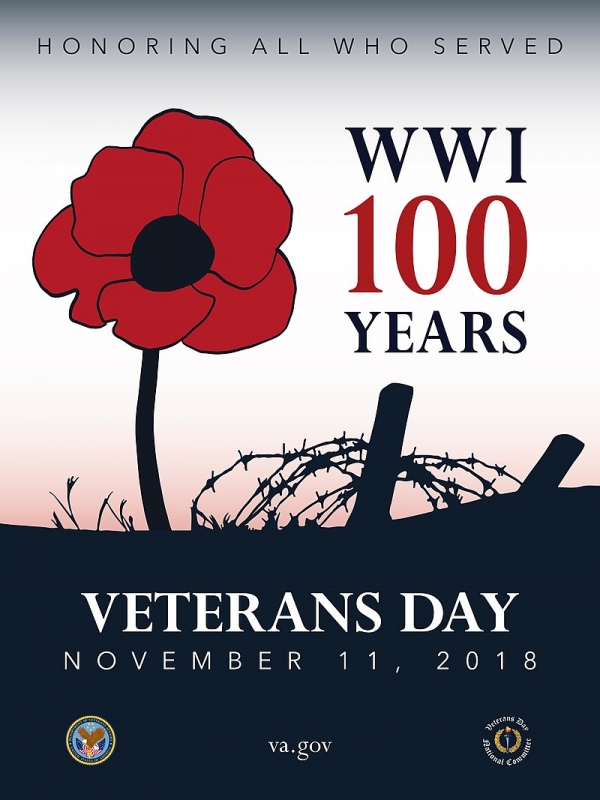 Poster Commemorating 100th Anniversary of Armistice Day
