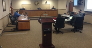 The lectern in the Hamlet City Council chamber didn&#039;t stay empty long Tuesday as several people made presentations before the board.