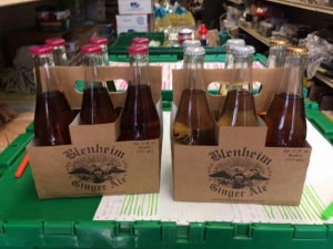 Blenheim Ginger Ale comes in a six-pack with 12-ounce clear bottles. It was developed in Marlboro County.