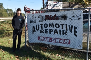 Jeremy McDonald interned at the auto shop opened by his grandfather.