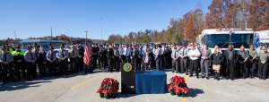 Gov. Roy Cooper and other dignitaries gathered in Mebane on Monday to kick off a &quot;Click It or Ticket&quot; campaign ahead of the Thanksgiving holiday.