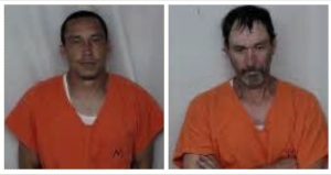 Jonathan Keith Owens, left, and Shawn Garrison are accused of stealing fence panels from a home on April 26.