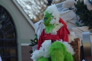There were several Grinches on floats during the 2019 Christmas parade in Hamlet. This year&#039;s event has been canceled.