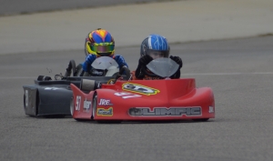 Go-karts race around Rockingham Speedway&#039;s &quot;Little Rock&quot; on Saturday. See a photo gallery at the bottom of this story.