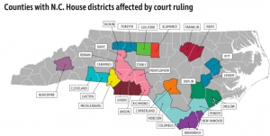 Richmond County is among those in a House district affected by a court ruling.