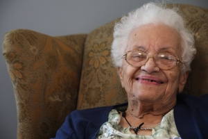 UNC Pembroke&#039;s oldest alumna, Beulah Ransom Kemerer, is 100 years old and a former teacher.
