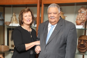 The foyer of the future UNCP School of Business will be named for Loleta and Larry Chavis following a generous gift to the college.