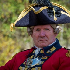 Trent Carter portrays British Gen. Charles Cornwallis.