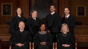 N.C. Supreme Court justices, Spring 2019.