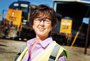 Angie Averitte served in various management roles during her longtime career with CSX.