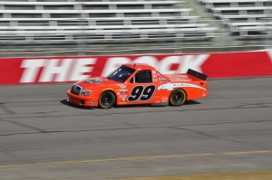 Riley Paschal, 19, of Charlotte, laps around Rockingham Speedway Dec. 4 through Seat Time Racing School. See more photos on the RO&#039;s Facebook page.