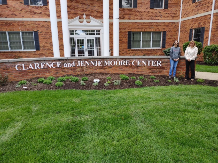 Richmond Community College Human Services Technology student Rachel Oxendine recently visited Mount Vernon Nazarene University, where she plans to pursue a Bachelor of Social Work. Giving her a tour of the campus was Jennifer Jacobsen, professor in the Social Work Department.