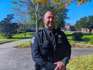 Richmond Community College student James Hamby will graduate with his Associate in Arts degree in December. He plans to now pursue a bachelor’s degree in order to help further his career in law enforcement.