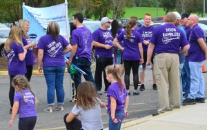 The Dixon Ramblers made up almost one-third of the participants in Saturday&#039;s Alzheimer&#039;s Walk at Cole Auditorium.